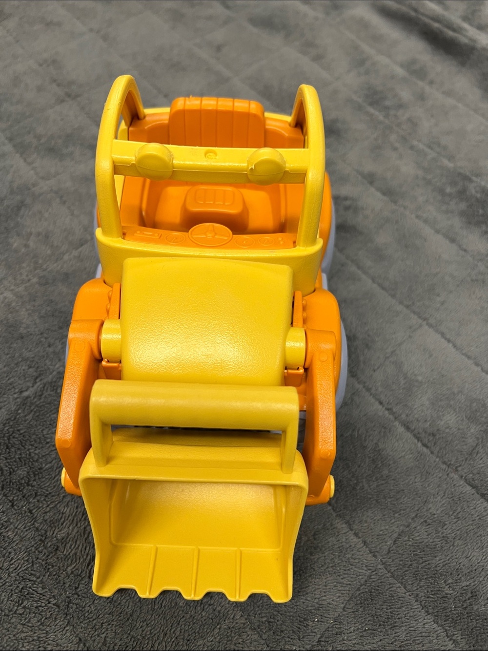 Kids Front Loader Construction Toy - Yellow & Orange